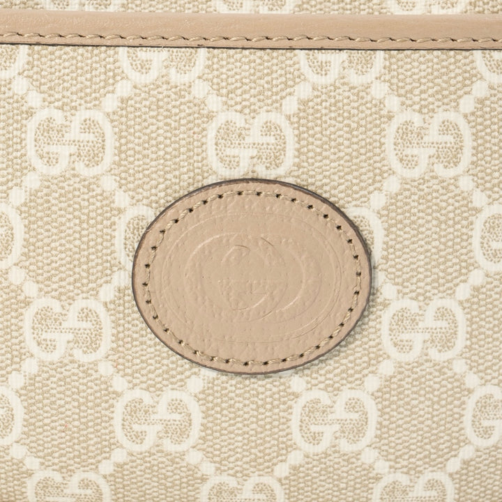 Gucci GG Half Moon Mini Bag Beige GG Supreme