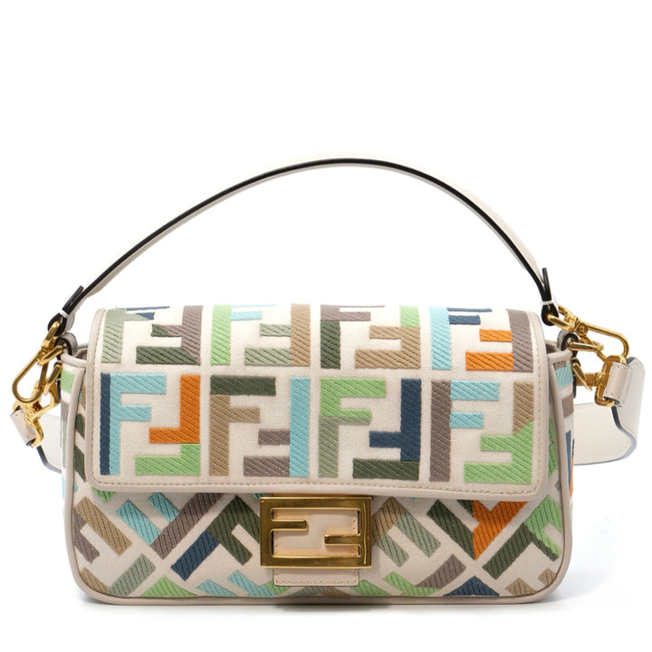 Fendi Baguette Bag in Multicolor Fabric
