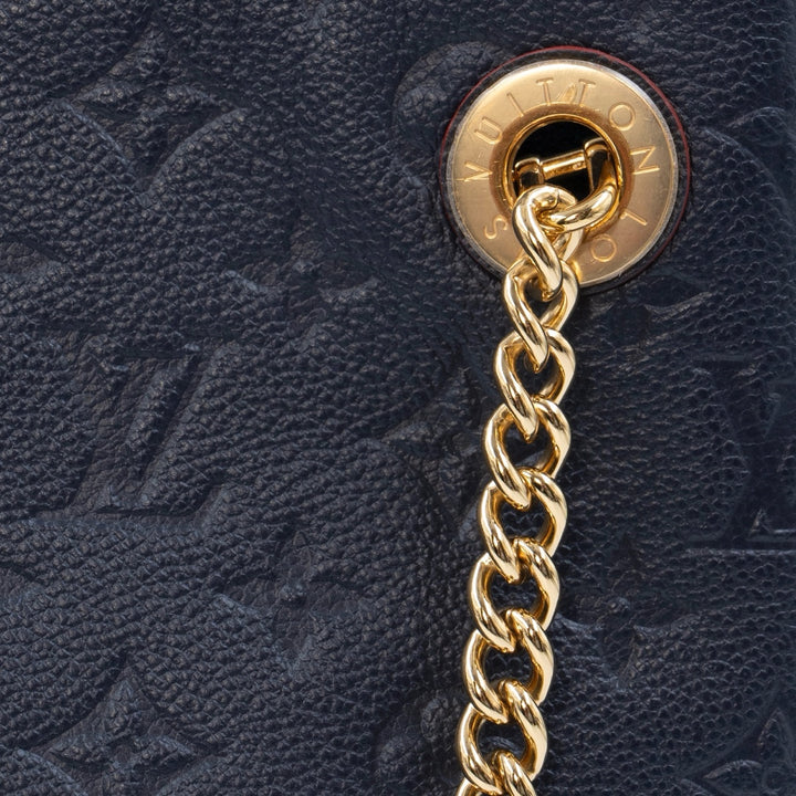 Louis Vuitton Surène MM in navy blue Monogram Empreinte leather