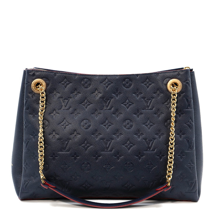 Louis Vuitton Surène MM in navy blue Monogram Empreinte leather