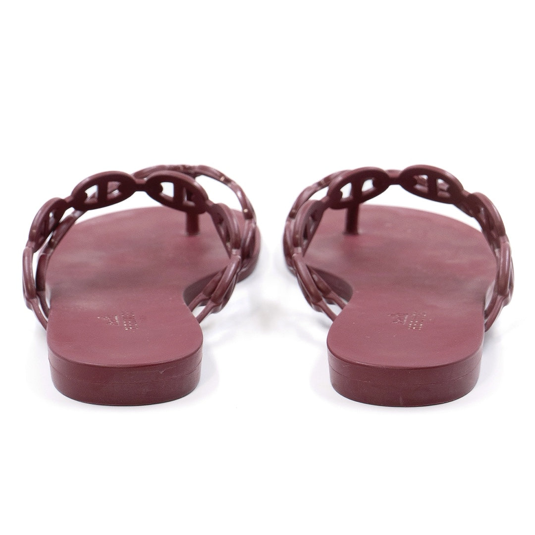 Hermès Island Rubber Sandals