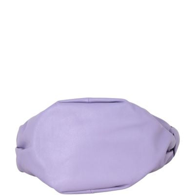 Bottega Veneta Mini Double Knot Bag in Lilac Nappa Leather