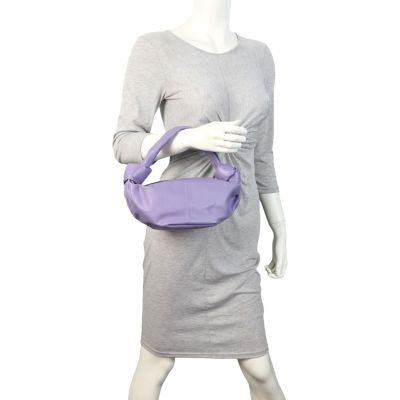 Bottega Veneta Mini Double Knot Bag in Lilac Nappa Leather