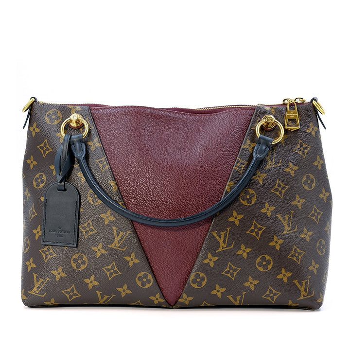 Louis Vuitton Bordeaux Monogram Canvas MM V Tote Bag
