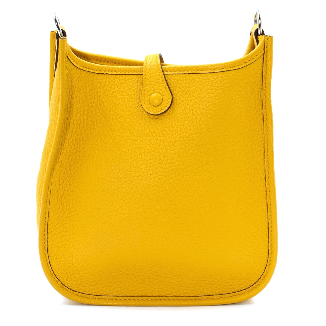 Hermès Evelyne 16 Bag in Sun Taurillon Clémence Leather with Palladium Hardware