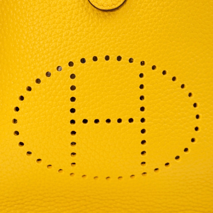 Hermès Evelyne 16 Bag in Sun Taurillon Clémence Leather with Palladium Hardware