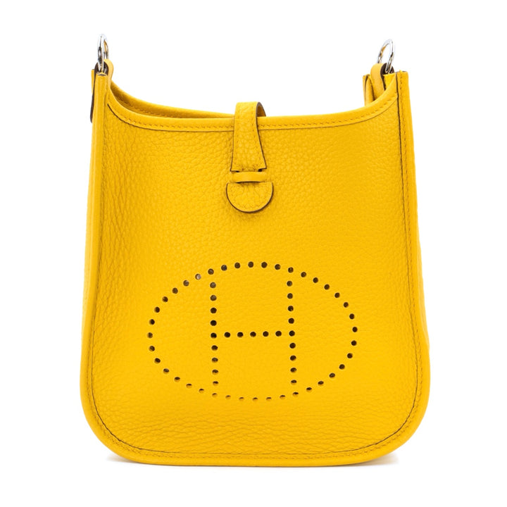 Hermès Evelyne 16 Bag in Sun Taurillon Clémence Leather with Palladium Hardware