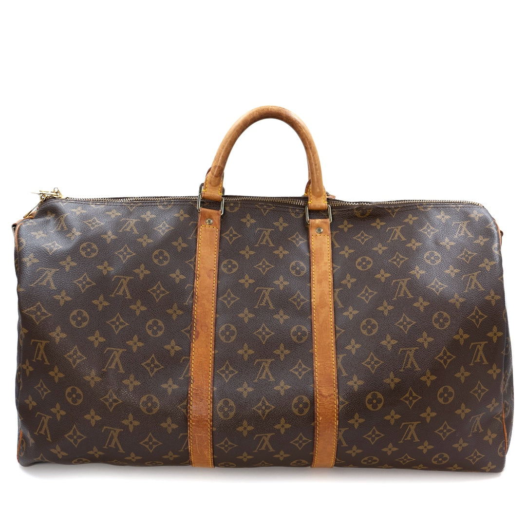 Louis Vuitton Keepall 55 Travel Bag in Monogram Canvas