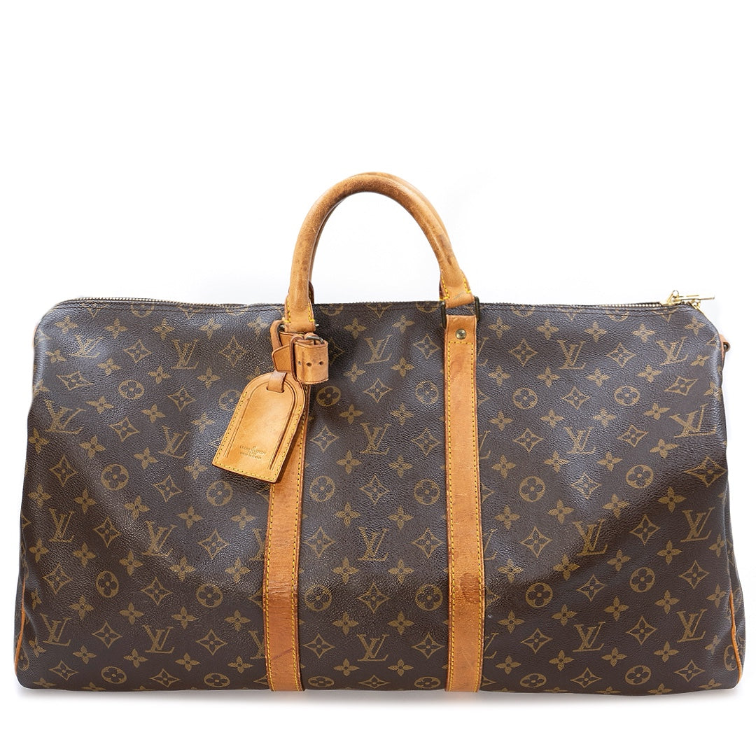 Louis Vuitton Keepall 55 Travel Bag in Monogram Canvas