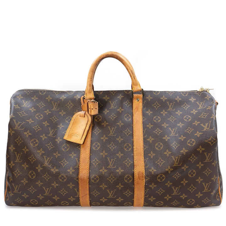 Louis Vuitton Keepall 55 Travel Bag in Monogram Canvas