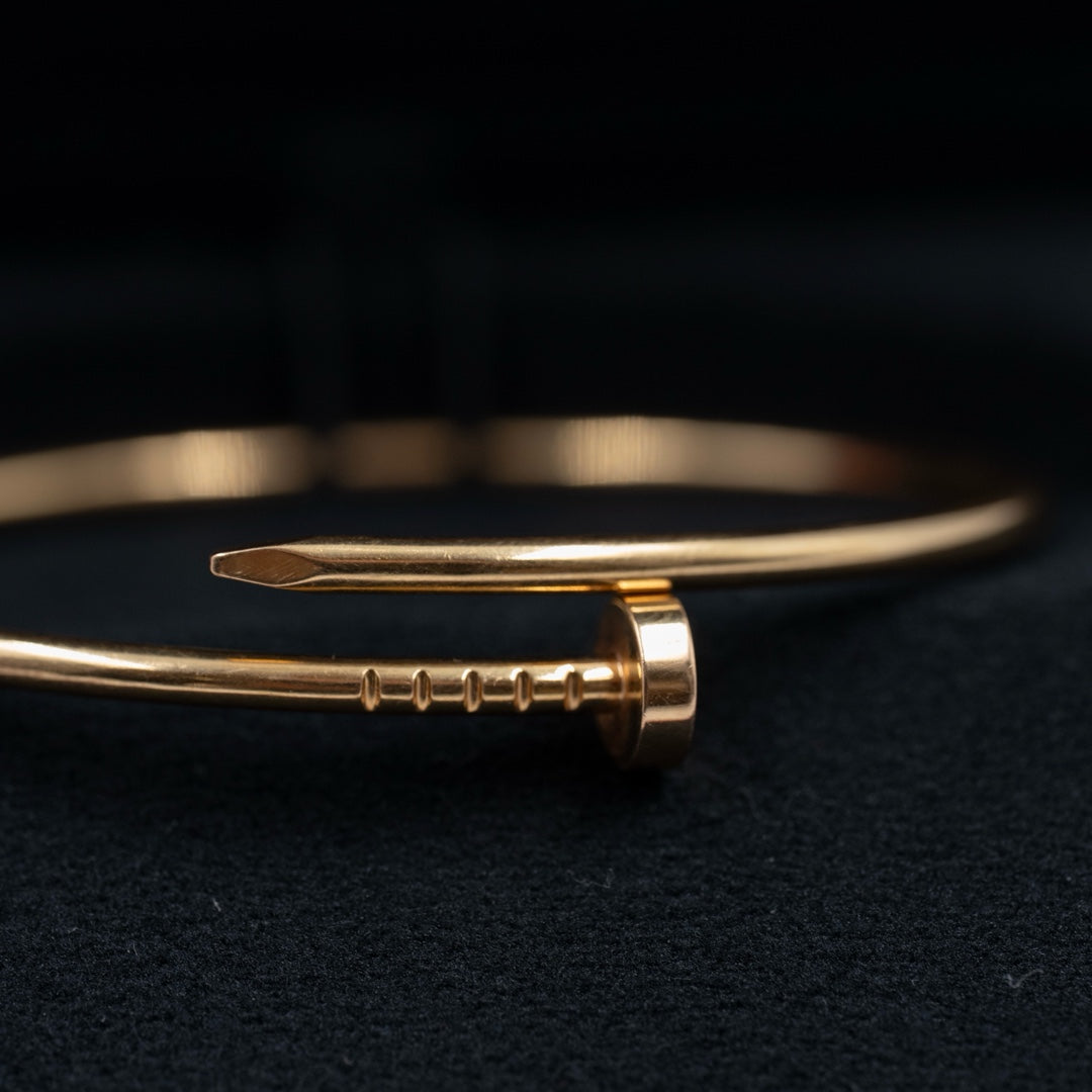 Cartier Juste Un Clou Thin Model Size 16 Rose Gold Bracelet - Gemaee  UAE