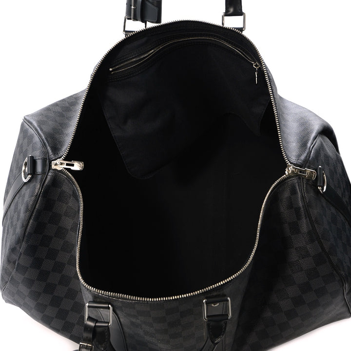 Louis Vuitton Graphite Bandouliere Keepall Bag