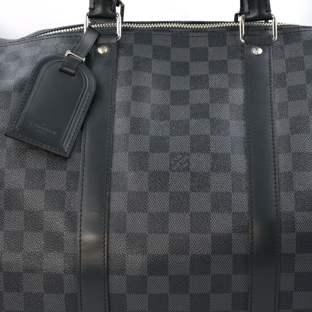 Louis Vuitton Graphite Bandouliere Keepall Bag