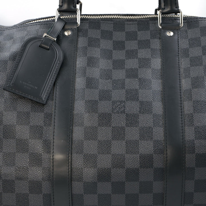 Louis Vuitton Graphite Bandouliere Keepall Bag