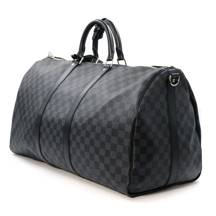 Louis Vuitton Graphite Bandouliere Keepall Bag
