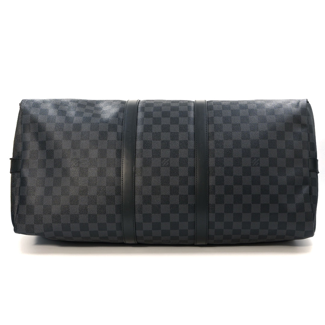 Louis Vuitton Graphite Bandouliere Keepall Bag