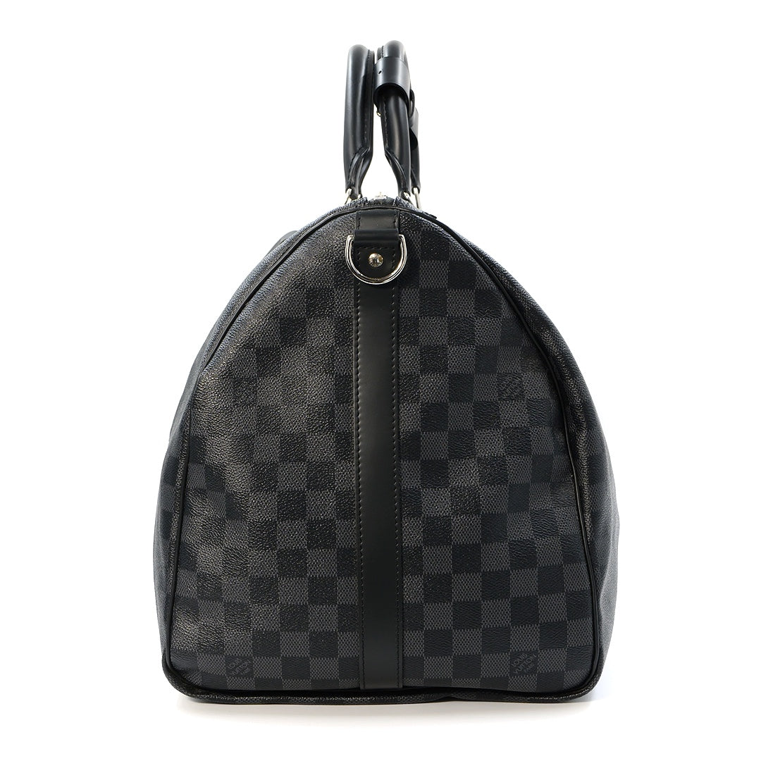 Louis Vuitton Graphite Bandouliere Keepall Bag