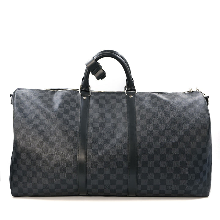 Louis Vuitton Graphite Bandouliere Keepall Bag