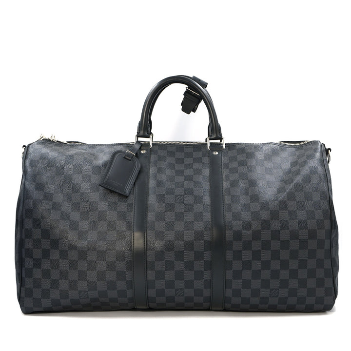 Louis Vuitton Graphite Bandouliere Keepall Bag
