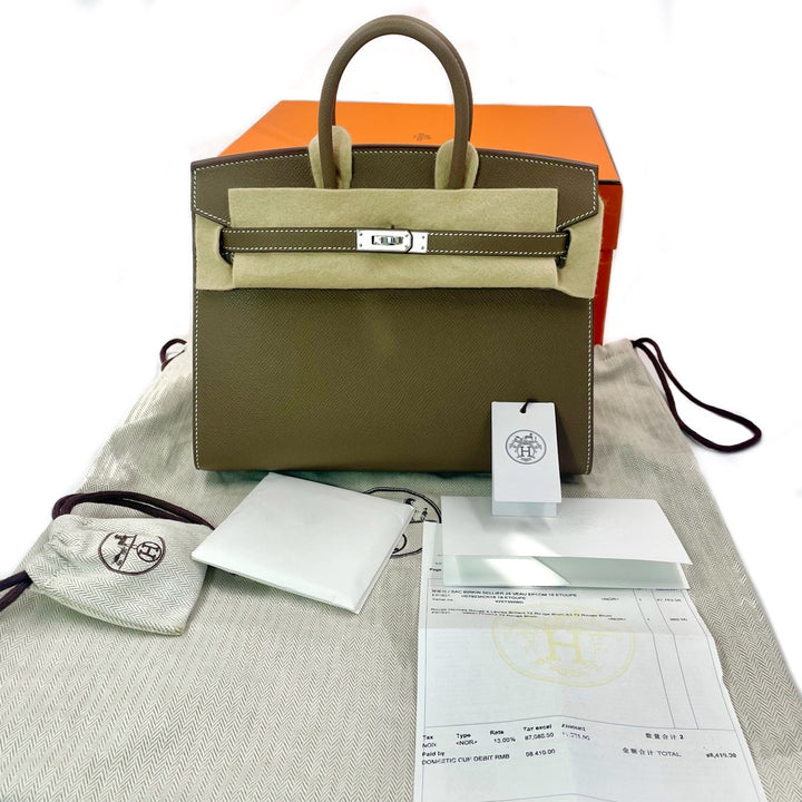 Hermès Birkin 25 Epsom Etoupe 2024 Handbag