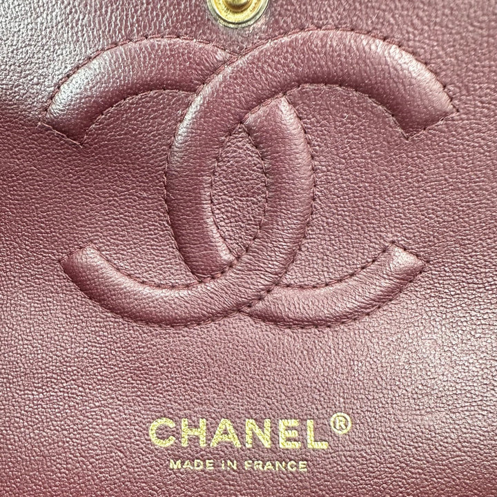 Chanel Medium Classic Double Flap Bag in Black Caviar Leather with Gold Hardware