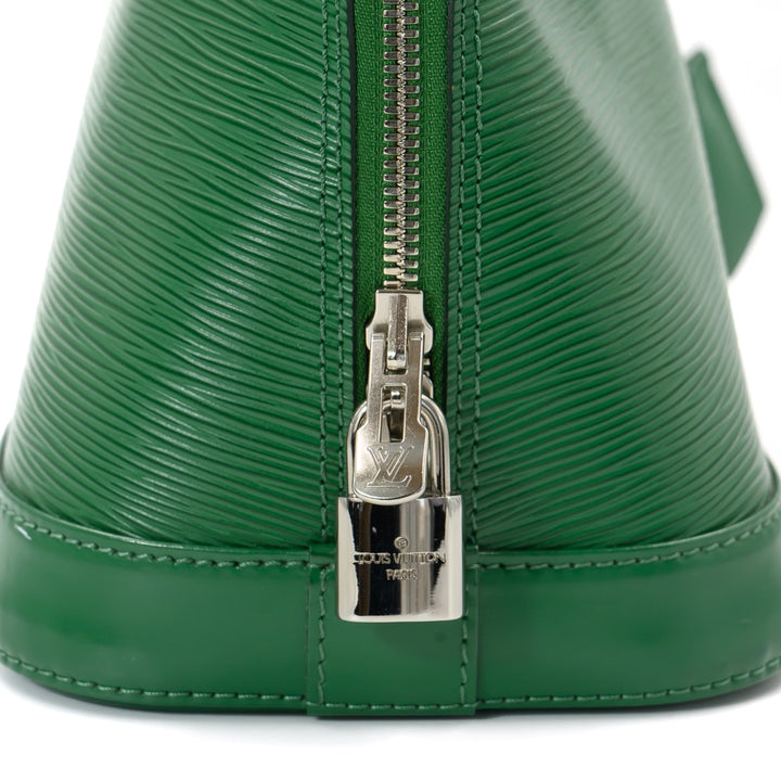 Louis Vuitton Epi Alma Pm Green Handbag