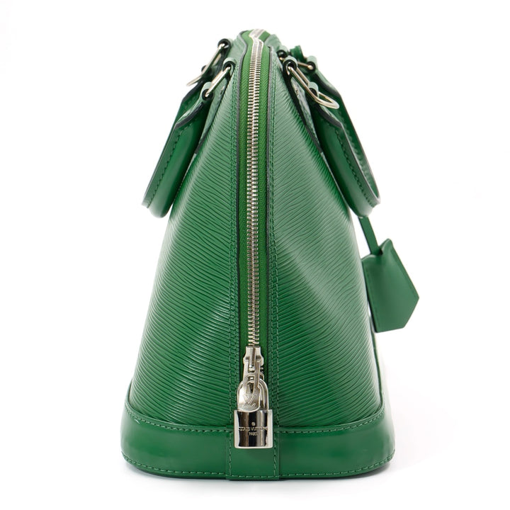 Louis Vuitton Epi Alma Pm Green Handbag