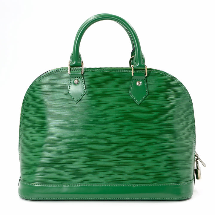 Louis Vuitton Epi Alma Pm Green Handbag