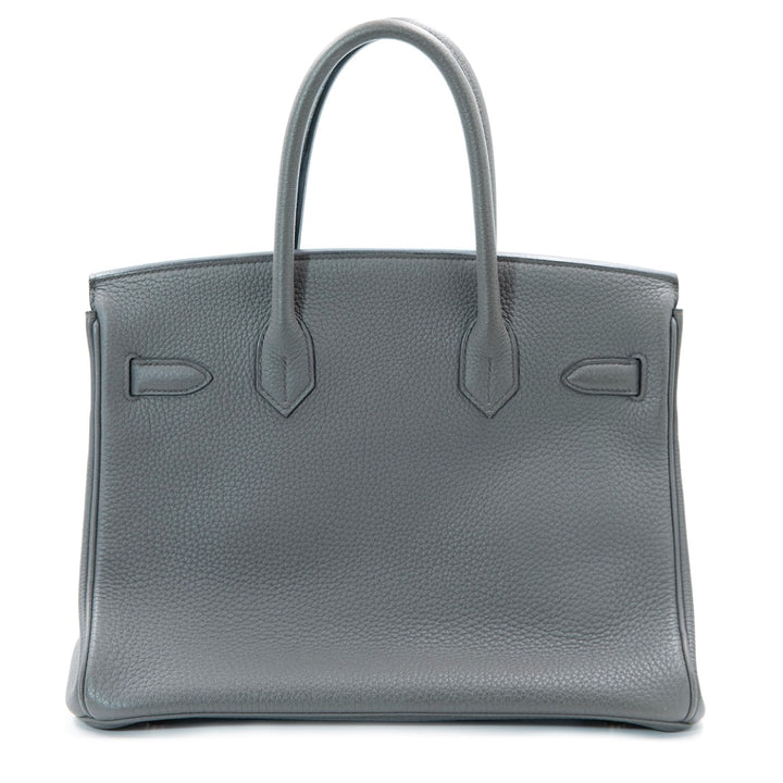 Hermès Birkin 30 Bag in Gris Meyer Togo Leather with Gold Hardware