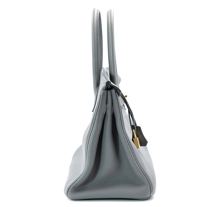 Hermès Birkin 30 Bag in Gris Meyer Togo Leather with Gold Hardware