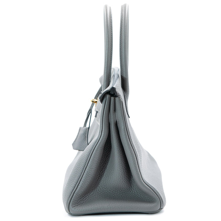 Hermès Birkin 30 Bag in Gris Meyer Togo Leather with Gold Hardware