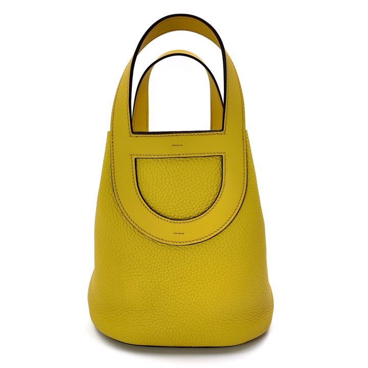 Hermès In The Loop Seau 18 Bucket Bag in Taurillon Clemence Leather