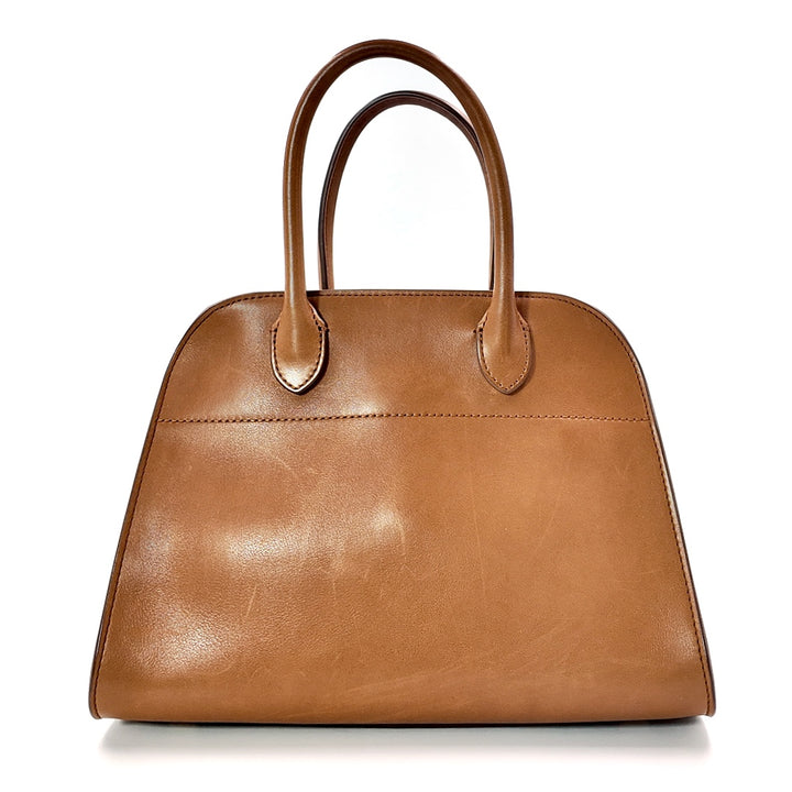 The Row Margaux 10 Cuir Smooth Leather Gold hardware Bag