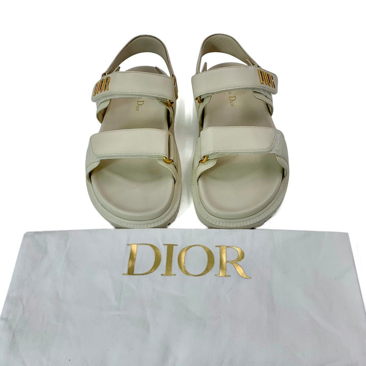 Dior Creem Lambskin Leather Dioract sandals