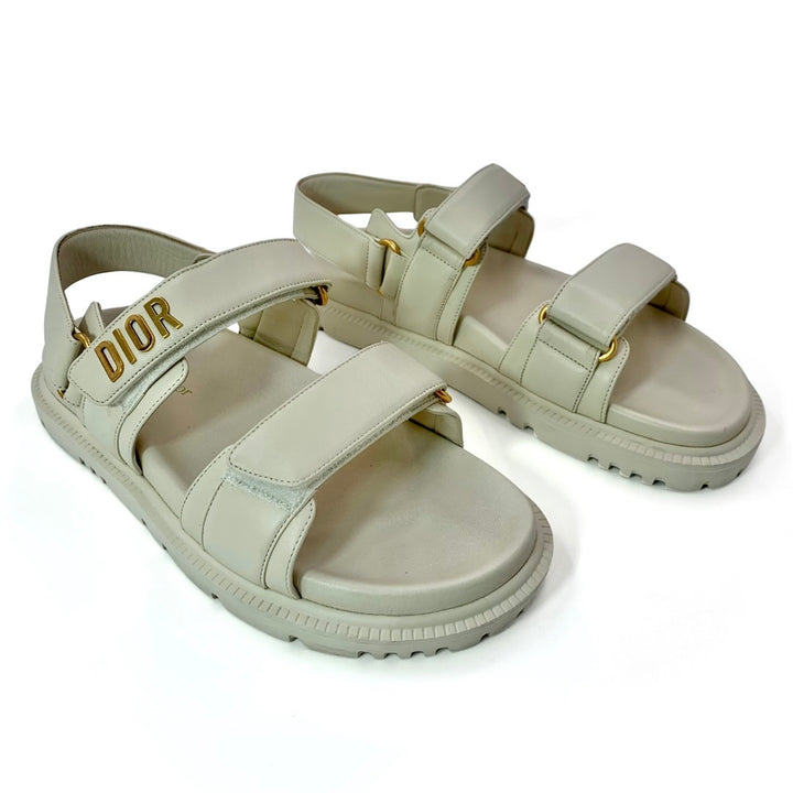 Dior Creem Lambskin Leather Dioract sandals