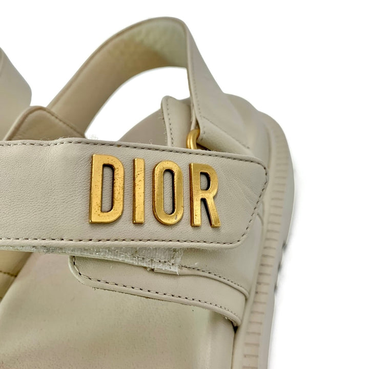 Dior Creem Lambskin Leather Dioract sandals