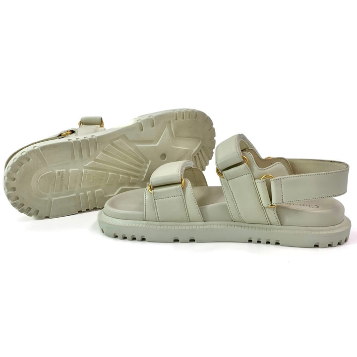 Dior Creem Lambskin Leather Dioract sandals