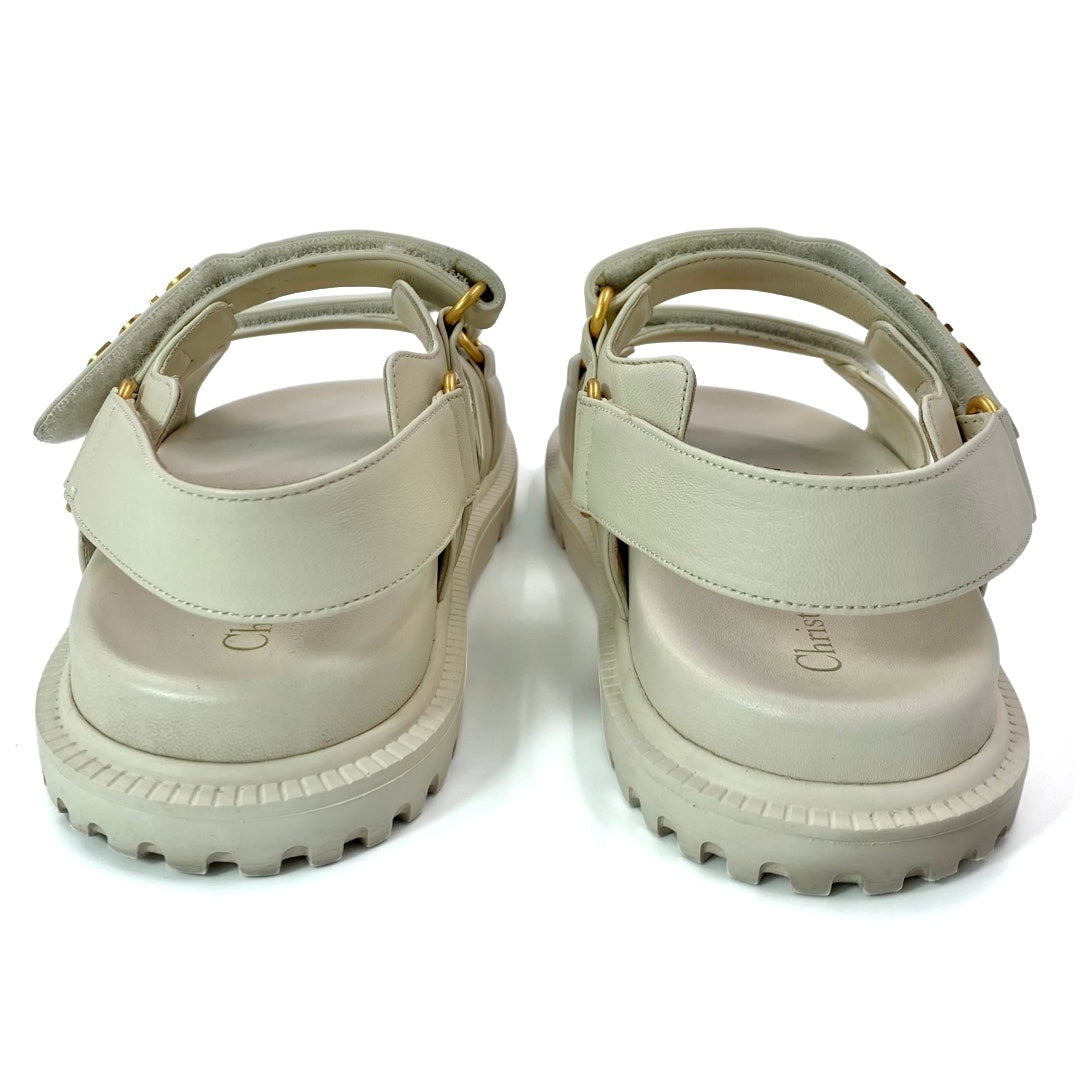 Dior Creem Lambskin Leather Dioract sandals
