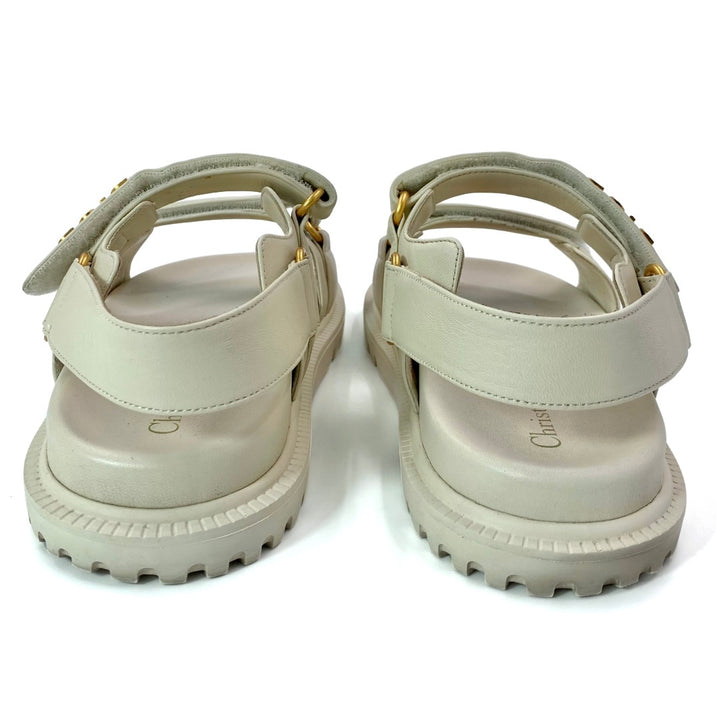 Dior Creem Lambskin Leather Dioract sandals