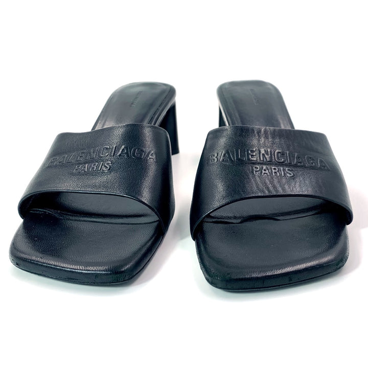 Balenciaga Black leather Duty free 60 sandals