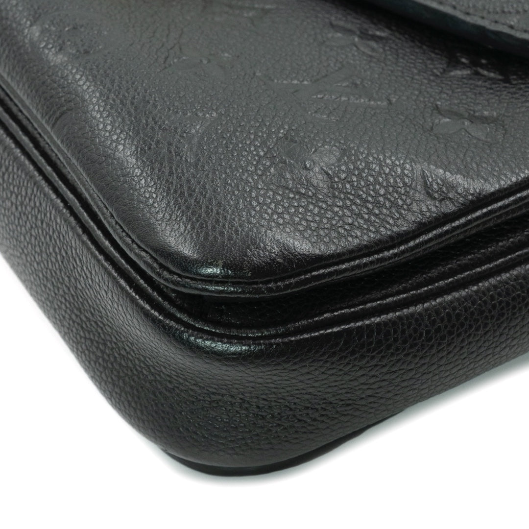 Louis Vuitton Pochette Metis bag in black Monogram Empreinte leather with gold-tone hardware - Gemaee  UAE