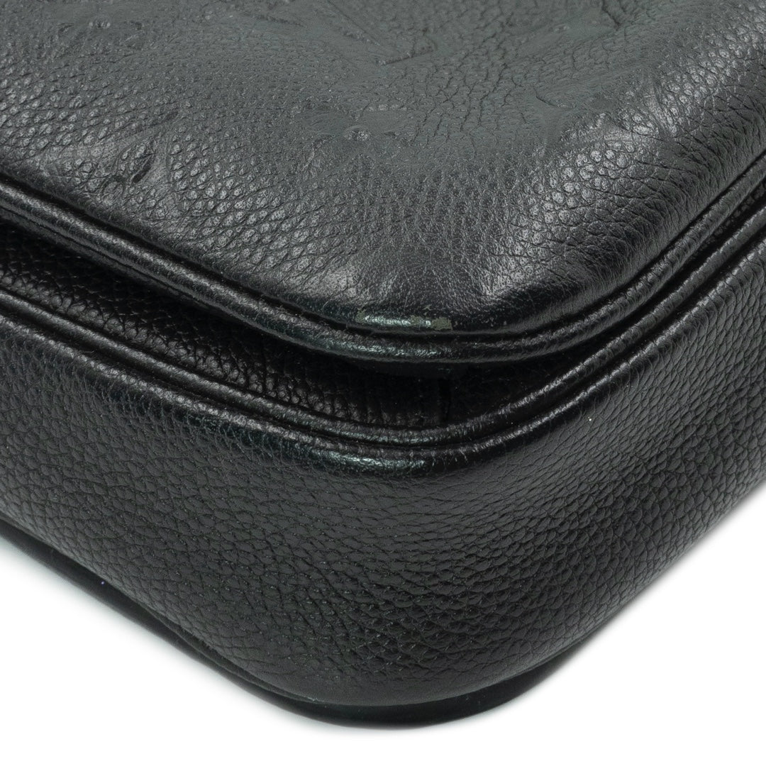 Louis Vuitton Pochette Metis bag in black Monogram Empreinte leather with gold-tone hardware - Gemaee  UAE