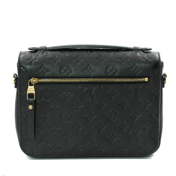 Louis Vuitton Pochette Metis bag in black Monogram Empreinte leather with gold-tone hardware - Gemaee  UAE