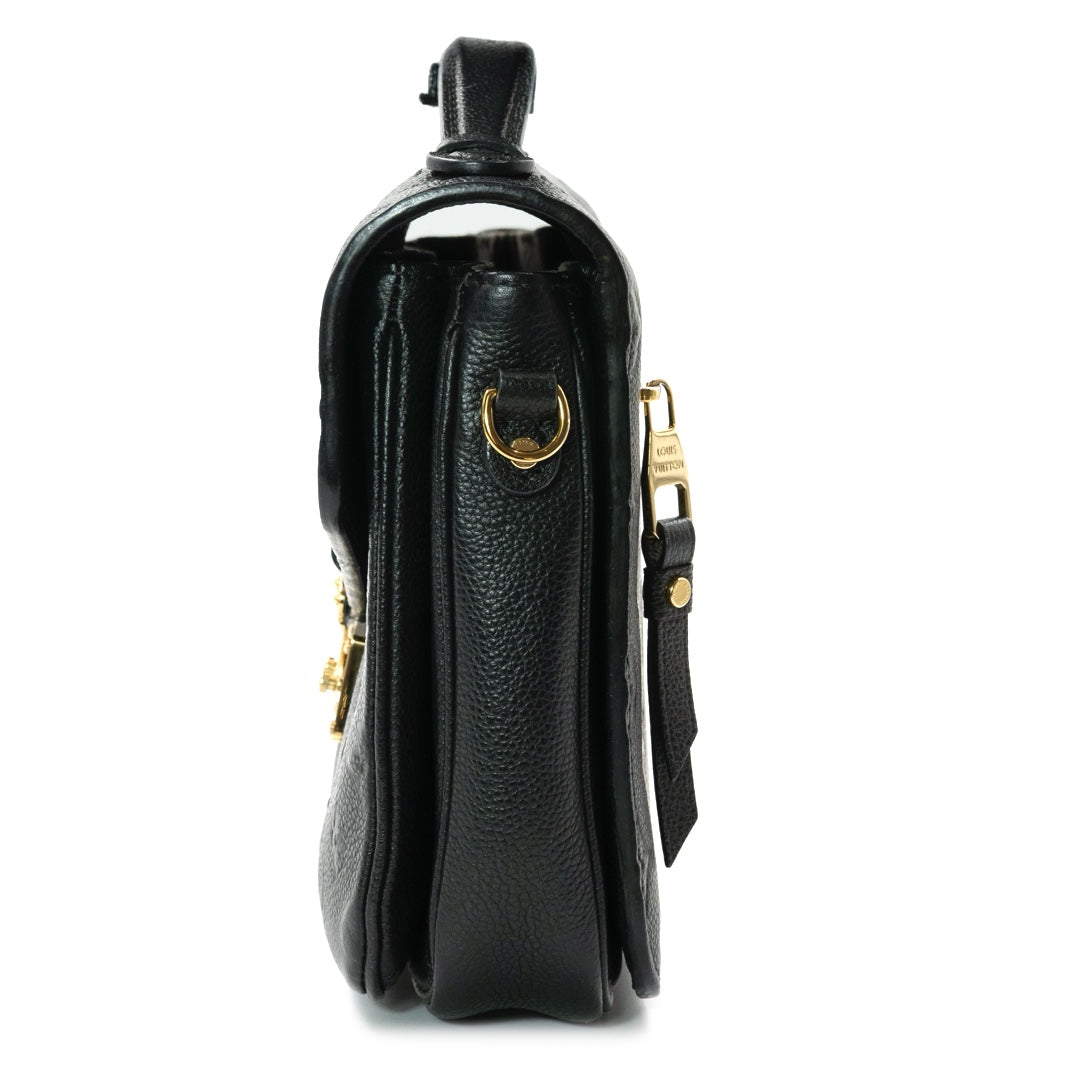Louis Vuitton Pochette Metis bag in black Monogram Empreinte leather with gold-tone hardware - Gemaee  UAE