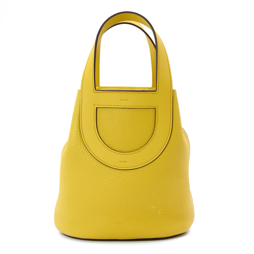 Hermès In The Loop Seau 18 Bucket Bag in Taurillon Clemence Leather