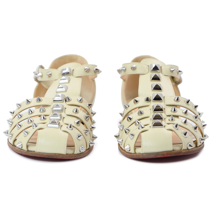 Christian Louboutin LoubiClou studded caged leather sandals