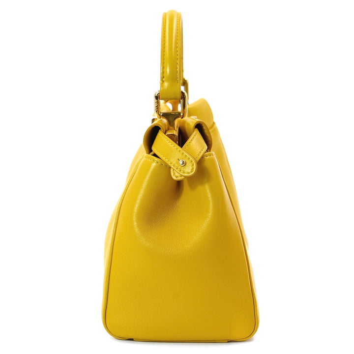 Fendi Mini peekaboo Handbag in Nappa Lambskin