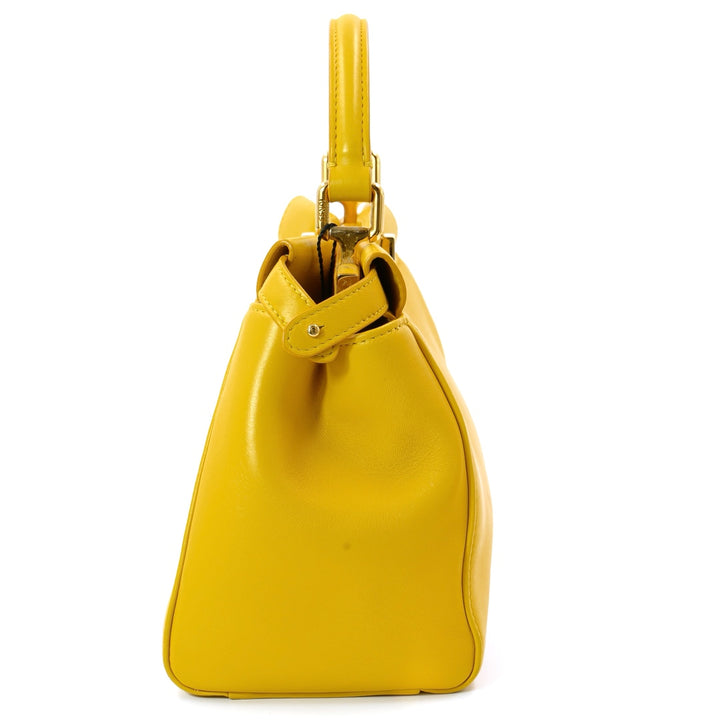 Fendi Mini peekaboo Handbag in Nappa Lambskin