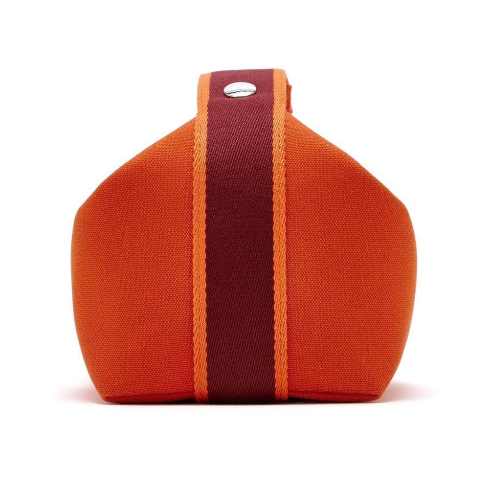 Hermès Bride-a-Brac Large Case in Orange Feu Canvas with Embroidered H Logo - Gemaee  UAE