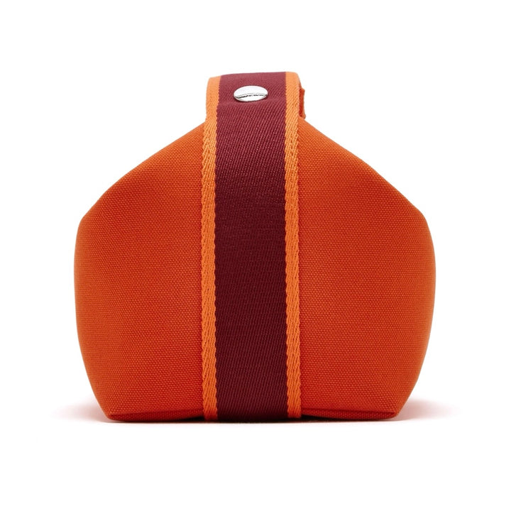 Hermès Bride-a-Brac Large Case in Orange Feu Canvas with Embroidered H Logo - Gemaee  UAE